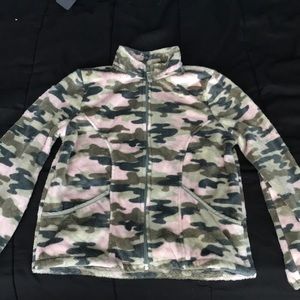 Girls Camouflage Sweater